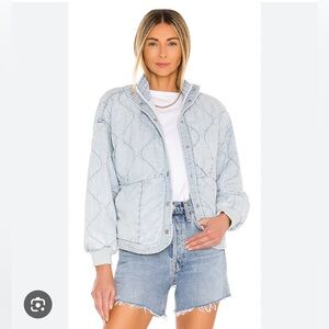 BlankNYC Quilted jacket in Sunbleached